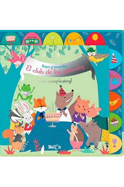 BUSCA Y ENCUENTRA EL CLUB DE LOS ANIMALES. ¡FELIZ CUMPLEAÑOS!